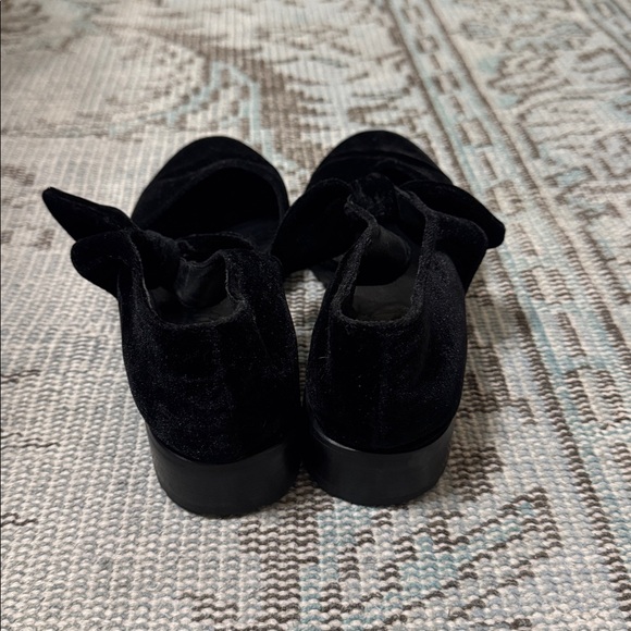 F-Troupe Black Velvet Bow Flats, size 41 - Picture 5 of 7